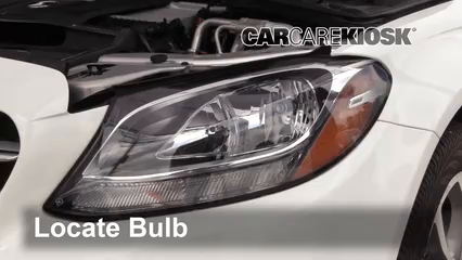 2015 Mercedes-Benz C300 4Matic 2.0L 4 Cyl. Turbo Lights Headlight (replace bulb)