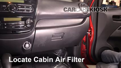 2015 Mitsubishi Mirage ES 1.2L 3 Cyl. Filtre à air (intérieur) Changement