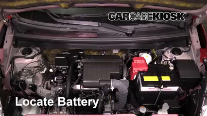 2015 Mitsubishi Mirage ES 1.2L 3 Cyl. Battery Replace