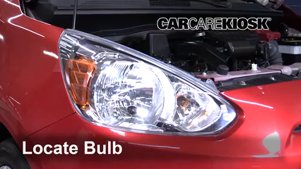 2015 Mitsubishi Mirage ES 1.2L 3 Cyl. Lights Parking Light (replace bulb)