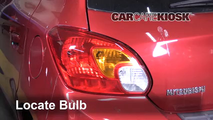 2015 Mitsubishi Mirage ES 1.2L 3 Cyl. Lights Brake Light (replace bulb)