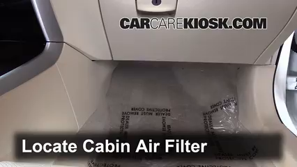 Cabin Air Filter Replacement: 2015 Nissan Altima SL 3.5L V6