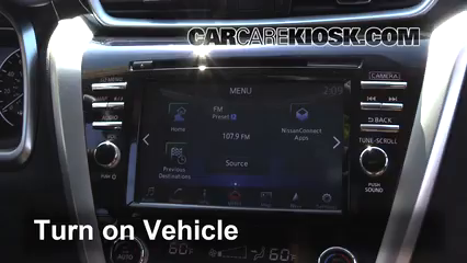 2015 Nissan Murano Platinum 3.5L V6 Bluetooth Appair le Téléphone