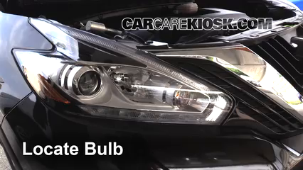 2015 Nissan Murano Platinum 3.5L V6 Éclairage Feu de jour (remplacer l'ampoule)