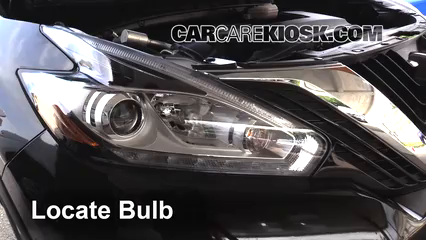 2015 Nissan Murano Platinum 3.5L V6 Éclairage Feu clignotant avant (remplacer l'ampoule)