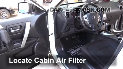 2015 Nissan Rogue Select S 2.5L 4 Cyl. Filtro de aire (interior) Cambio