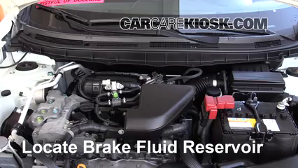 2015 Nissan Rogue Select S 2.5L 4 Cyl. Brake Fluid Check Fluid Level