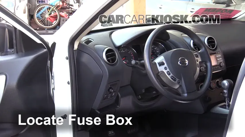 2015 nissan rogue cigarette lighter fuse location Interior Fuse Box Location: 2015 Nissan Rogue Select S 2.5L 4 Cyl