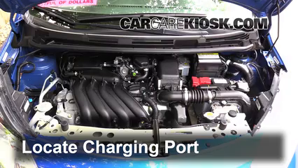 2015 Nissan Versa Note S 1.6L 4 Cyl. Air Conditioner Recharge Freon