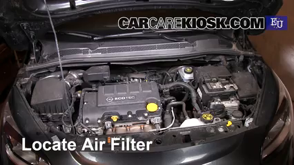 2015 Opel Corsa Enjoy 1.4L 4 Cyl. Turbo Air Filter (Engine) Check