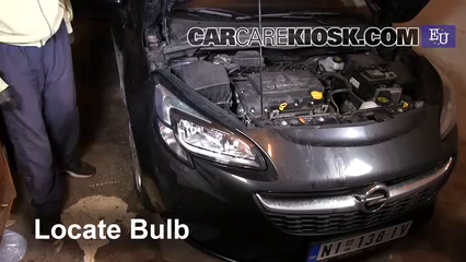 2015 Opel Corsa Enjoy 1.4L 4 Cyl. Turbo Luces Luz de giro delantera (reemplazar foco)