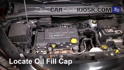 2015 Opel Corsa Enjoy 1.4L 4 Cyl. Turbo Huile Ajouter de l'huile