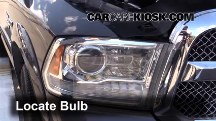 Headlight Bulb Replacement: 2015 Ram 1500 Laramie Longhorn 3.0L V6
