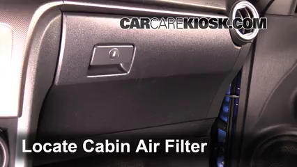 2015 Scion tC 2.5L 4 Cyl. Filtro de aire (interior) Cambio