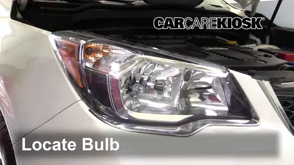 2015 Subaru Forester 2.0XT Touring 2.0L 4 Cyl. Turbo Éclairage Feux de route (remplacer l'ampoule)