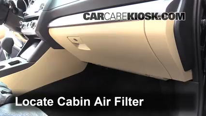2015 Subaru Legacy 2.5i Premium 2.5L 4 Cyl. Air Filter (Cabin) Replace