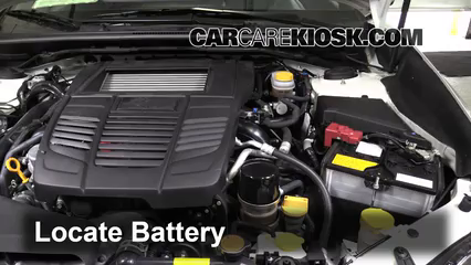 2015 Subaru WRX Limited 2.0L 4 Cyl. Turbo Battery Clean Battery & Terminals