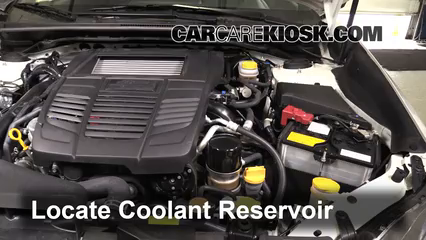2015 Subaru WRX Limited 2.0L 4 Cyl. Turbo Coolant (Antifreeze) Add Coolant