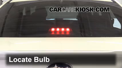 2015 Subaru WRX Limited 2.0L 4 Cyl. Turbo Éclairage Feu de freinage central (remplacer l'ampoule)