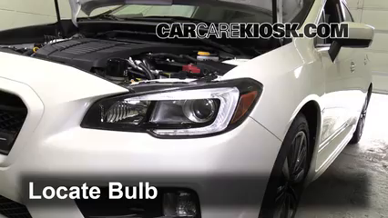 2015 Subaru WRX Limited 2.0L 4 Cyl. Turbo Éclairage Feux de route (remplacer l'ampoule)