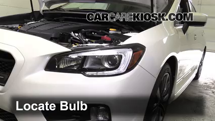 2015 Subaru WRX Limited 2.0L 4 Cyl. Turbo Éclairage Feux de croisement (remplacer l'ampoule)