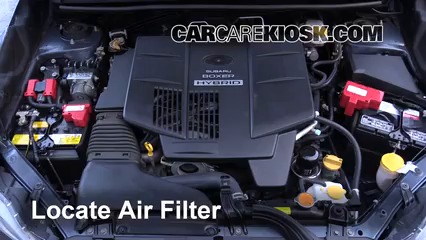 2015 Subaru XV Crosstrek Hybrid 2.0L 4 Cyl. Air Filter (Engine) Check