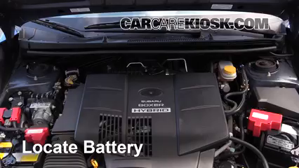 2015 Subaru XV Crosstrek Hybrid 2.0L 4 Cyl. Batterie Changement