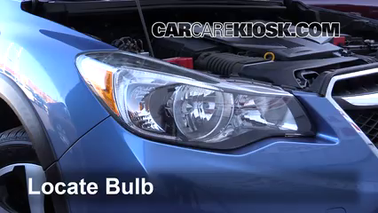 2015 Subaru XV Crosstrek Hybrid 2.0L 4 Cyl. Éclairage Feux de croisement (remplacer l'ampoule)