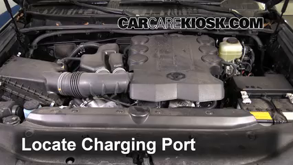 2015 Toyota 4Runner SR5 4.0L V6 Climatisation Ajouter du réfrigérant