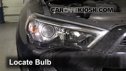 2015 Toyota 4Runner SR5 4.0L V6 Lights Headlight (replace bulb)