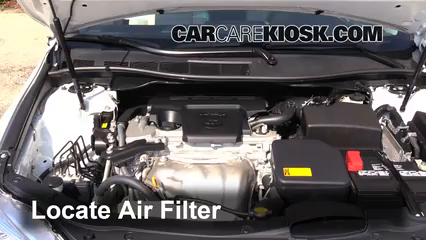 2015 Toyota Camry XLE 2.5L 4 Cyl. Air Filter (Engine) Replace