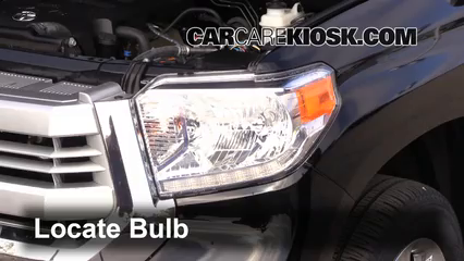 2015 Toyota Tundra Platinum 5.7L V8 Lights Turn Signal - Front (replace bulb)