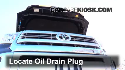2015 Toyota Tundra Platinum 5.7L V8 Oil Change Oil and Oil Filter
