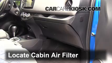 Cabin Air Filter Replacement: 2015 Toyota Yaris LE 1.5L 4 Cyl