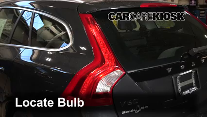 2015 Volvo V60 T5 2.0L 4 Cyl. Turbo Lights Tail Light (replace bulb)