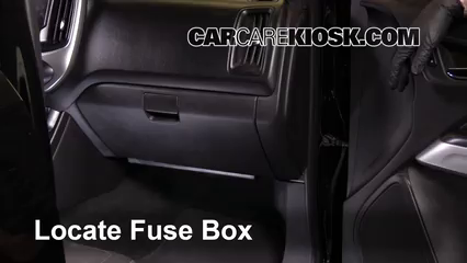 Interior Fuse Box Location 2015 2019 Chevrolet Colorado