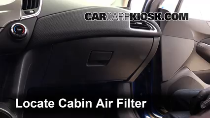 Cabin Filter Replacement Chevrolet Cruze 2016 2019 2016