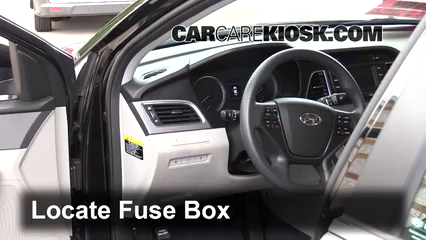 Interior Fuse Box Location 2015 2019 Hyundai Sonata 2016
