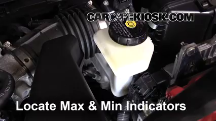 2014-2019 Nissan Rogue Brake Fluid Level Check - 2016 Nissan Rogue S 2 ...