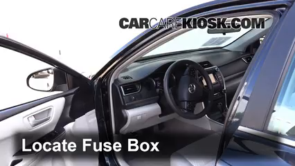 Interior Fuse Box Location 2015 2017 Toyota Camry 2016