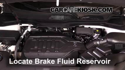 2016 Acura MDX SH-AWD 3.5L V6 Brake Fluid Add Fluid