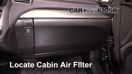 2016 Acura RDX 3.5L V6 Filtro de aire (interior)