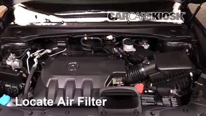 2016 Acura RDX 3.5L V6 Filtro de aire (motor) Control