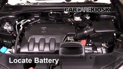 2016 Acura RDX 3.5L V6 Batería Limpiar batería y terminales