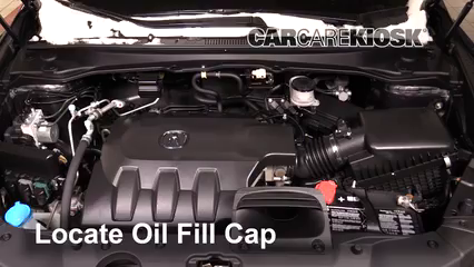 2016 Acura RDX 3.5L V6 Aceite Agregar aceite