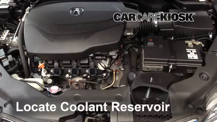 2016 Acura TLX SH-AWD 3.5L V6 Coolant (Antifreeze) Add Coolant