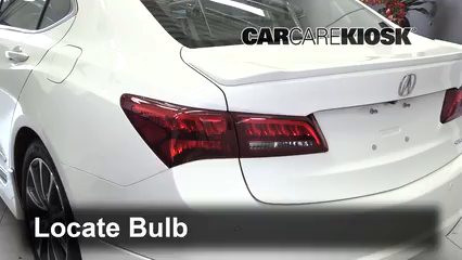 2016 Acura TLX SH-AWD 3.5L V6 Lights Tail Light (replace bulb)