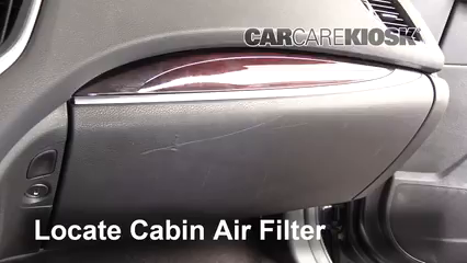 Cabin Air Filter Replacement: 2016 Acura TLX SH-AWD 3.5L V6