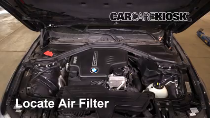 2016 BMW 428i xDrive Gran Coupe 2.0L 4 Cyl. Turbo Hatchback (4 Door) Filtre à air (moteur)