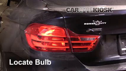 2016 BMW 428i xDrive Gran Coupe 2.0L 4 Cyl. Turbo Hatchback (4 Door) Luces Luz de reversa (reemplazar foco)